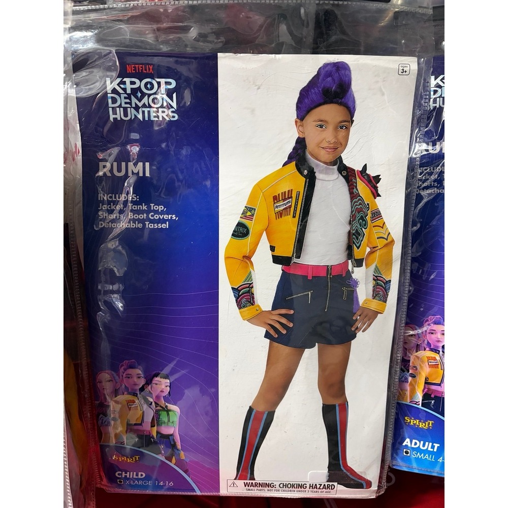 Rumí - K Pop Demon Hunters - New - cosplay costume - spirit Halloween - size XL - Picture 1 of 2